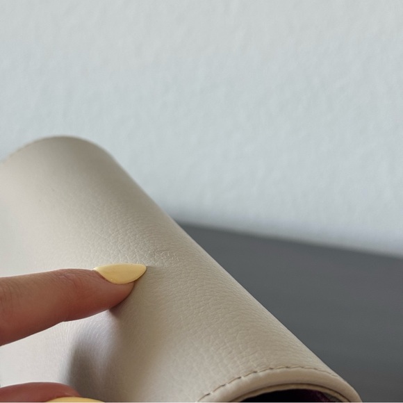 Jabali Baúl Chain Leather Flap Handbag Taupe - Picture 5 of 7